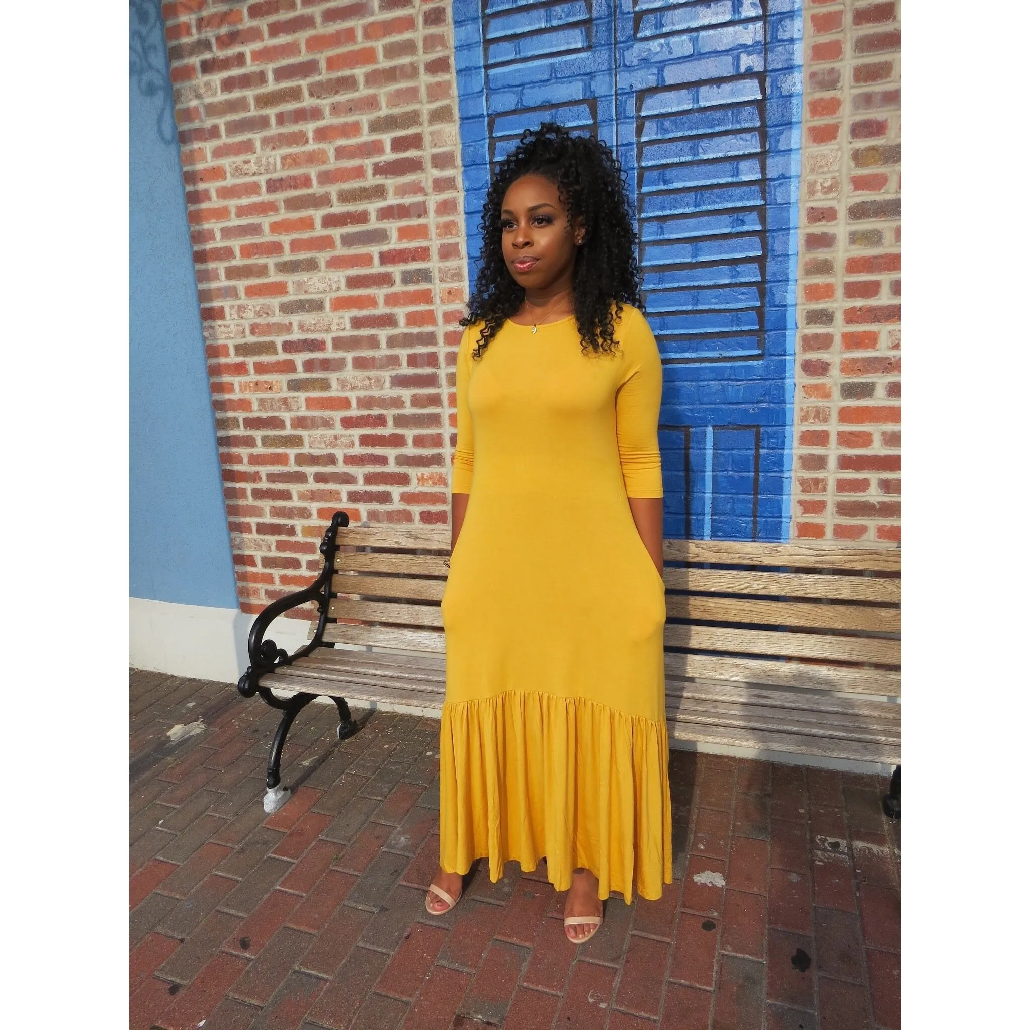 Easy Style | Ruffle Maxi Dress