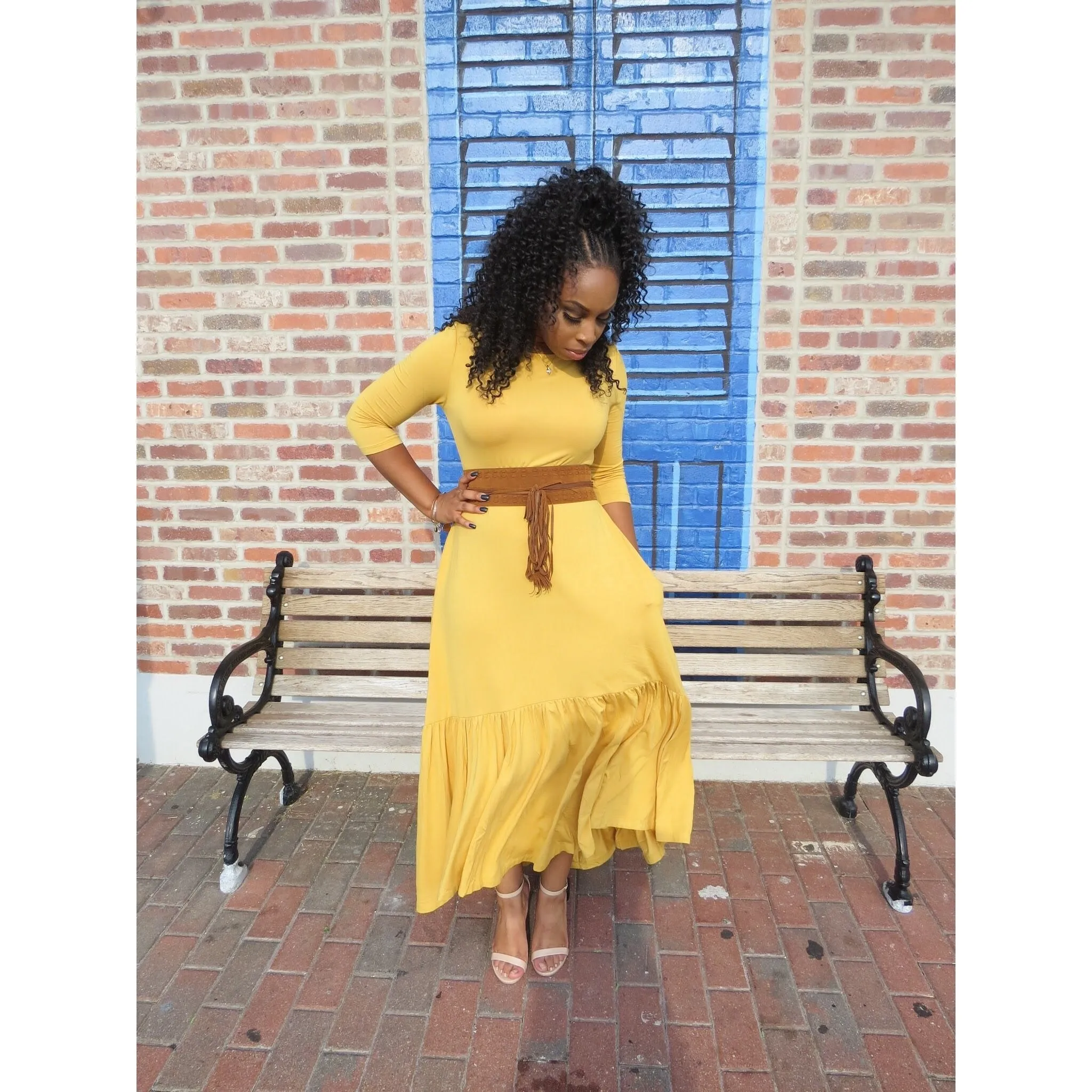 Easy Style | Ruffle Maxi Dress