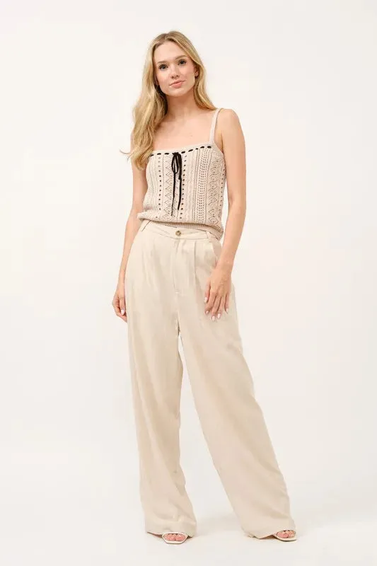 Elle Linen Blended Pants