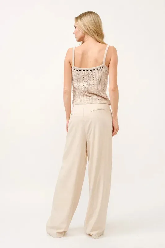 Elle Linen Blended Pants