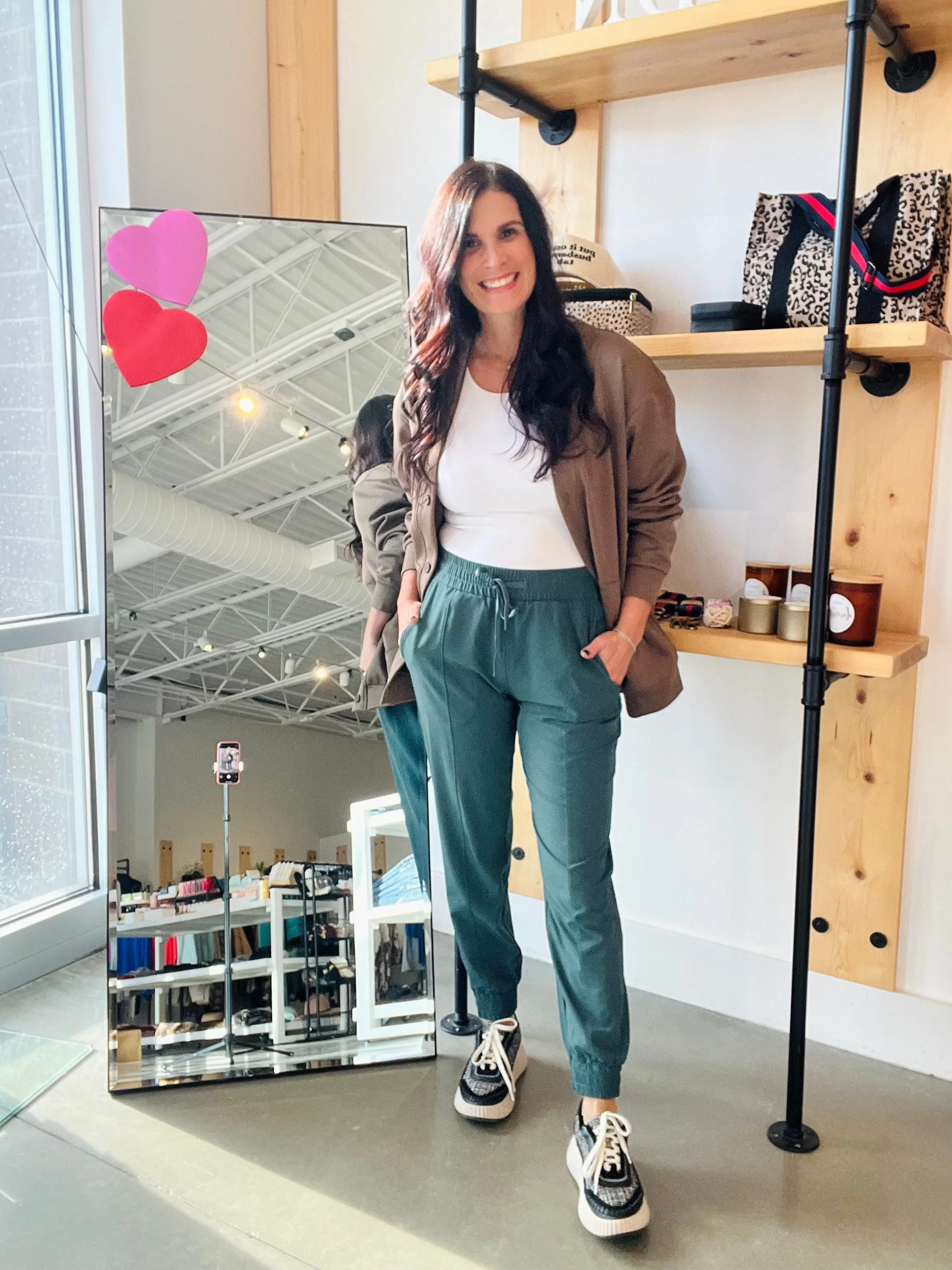 Essential Athleisure Joggers - Jungle Green