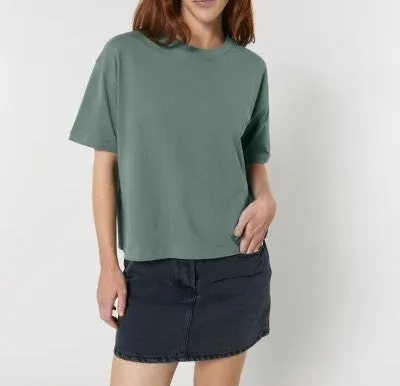 FAIRFITTERS Basic T-Shirt Boxy Fit Women  Nova green bay