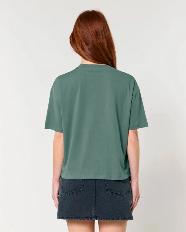 FAIRFITTERS Basic T-Shirt Boxy Fit Women  Nova green bay