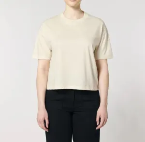 FAIRFITTERS Basic T-Shirt Boxy Fit Women  Nova natural raw