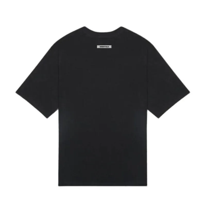 Fear of God Essentials Boxy T-Shirt Applique Logo Dark Slate/Stretch Limo/Black