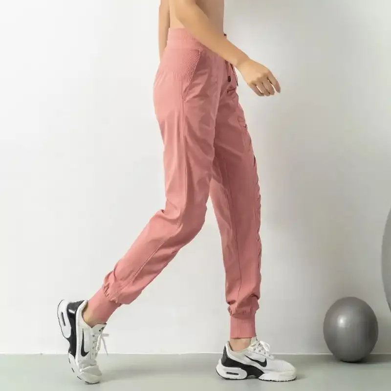 Flicker High-Rise Drawstring Ruched Jogger Pants
