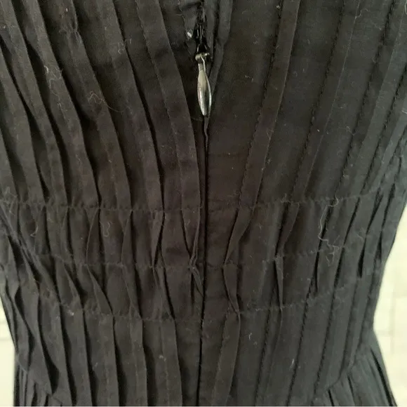 Free People Sheer Panel Black Dress Midi Maxi Whimsy Goth Witchy Size 2