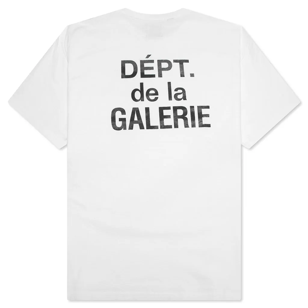 French S/S Tee - White