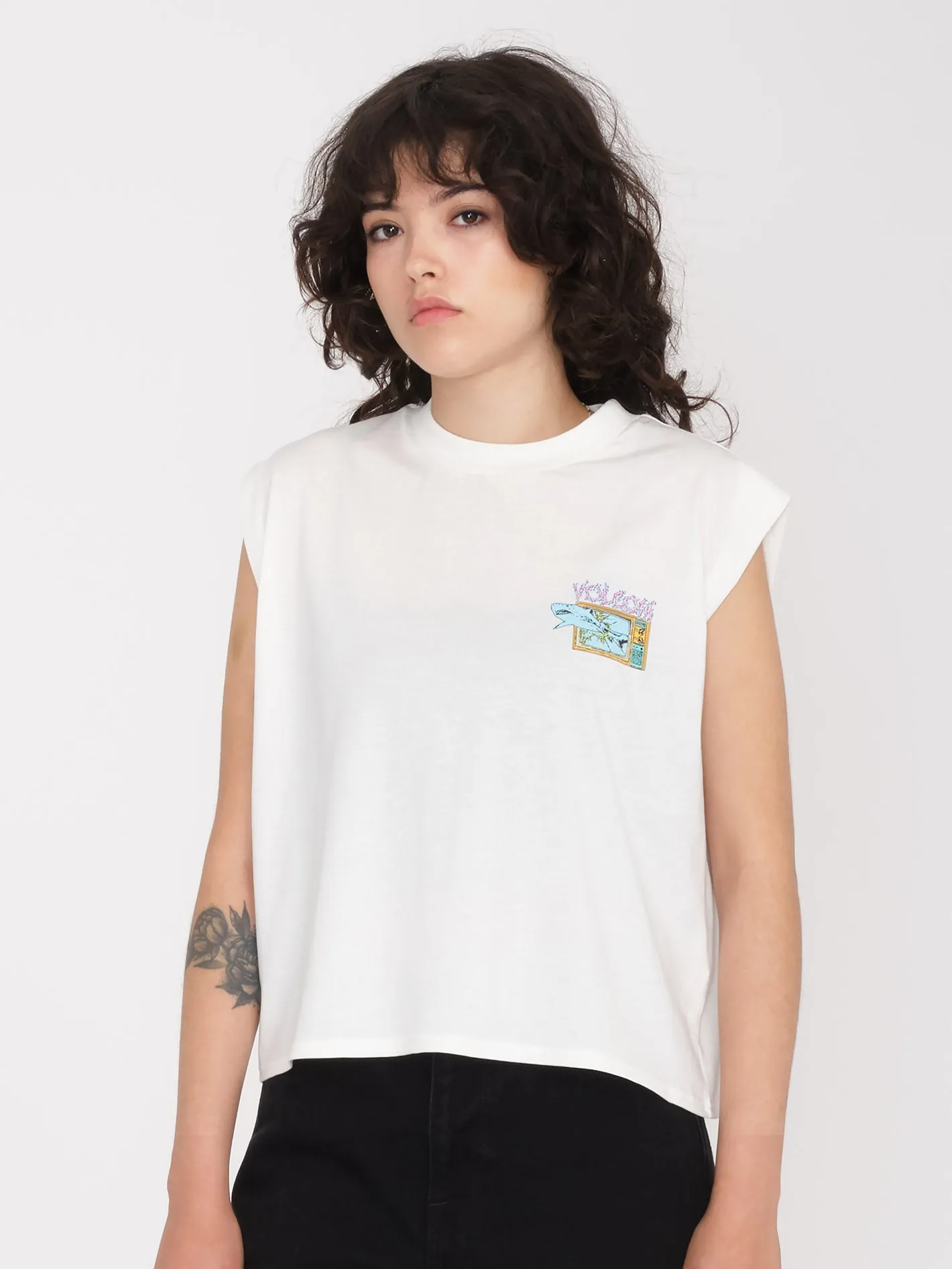 Frenchsurf Top - STAR WHITE
