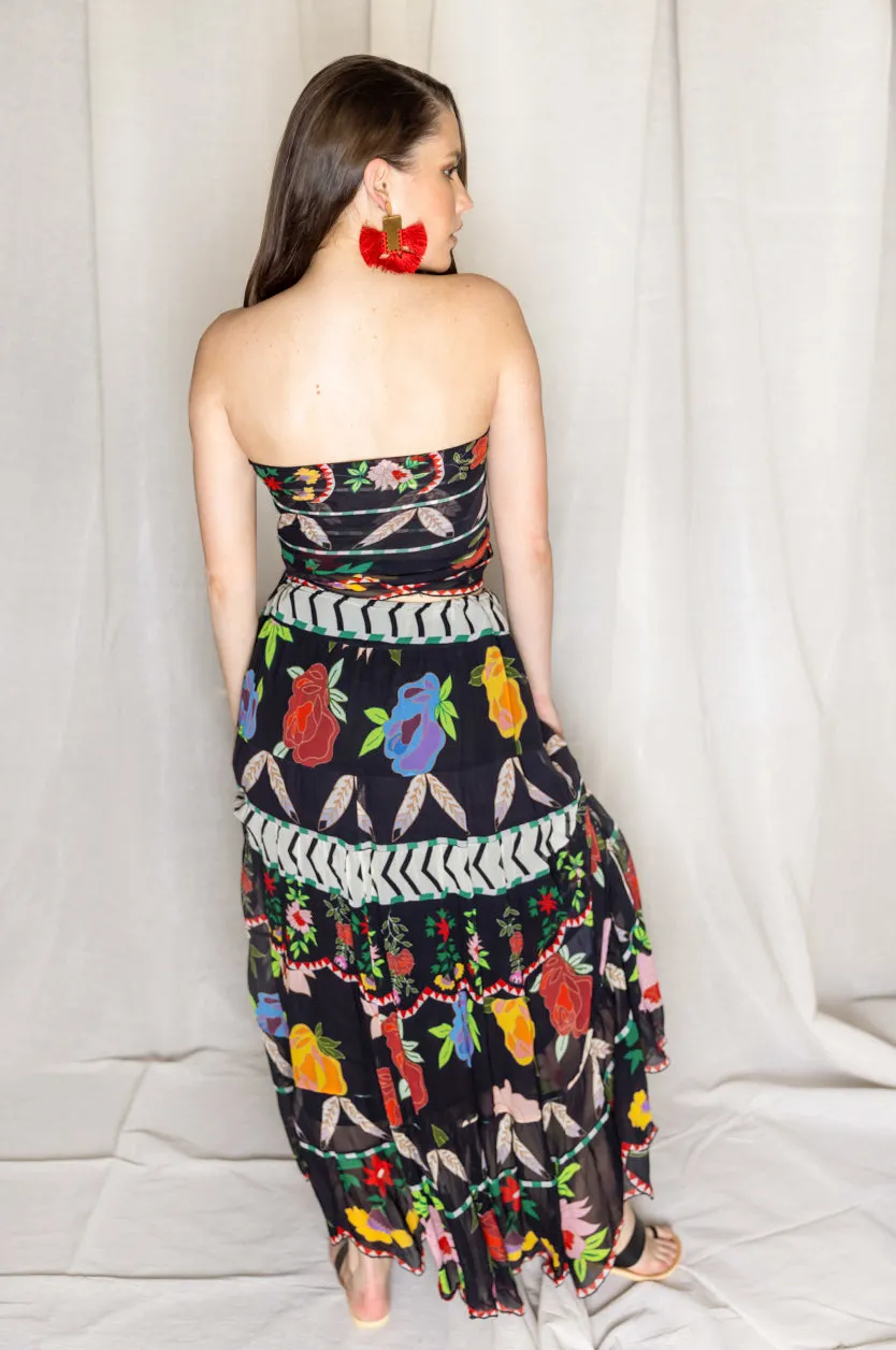 Frida Floral Maxi Skirt