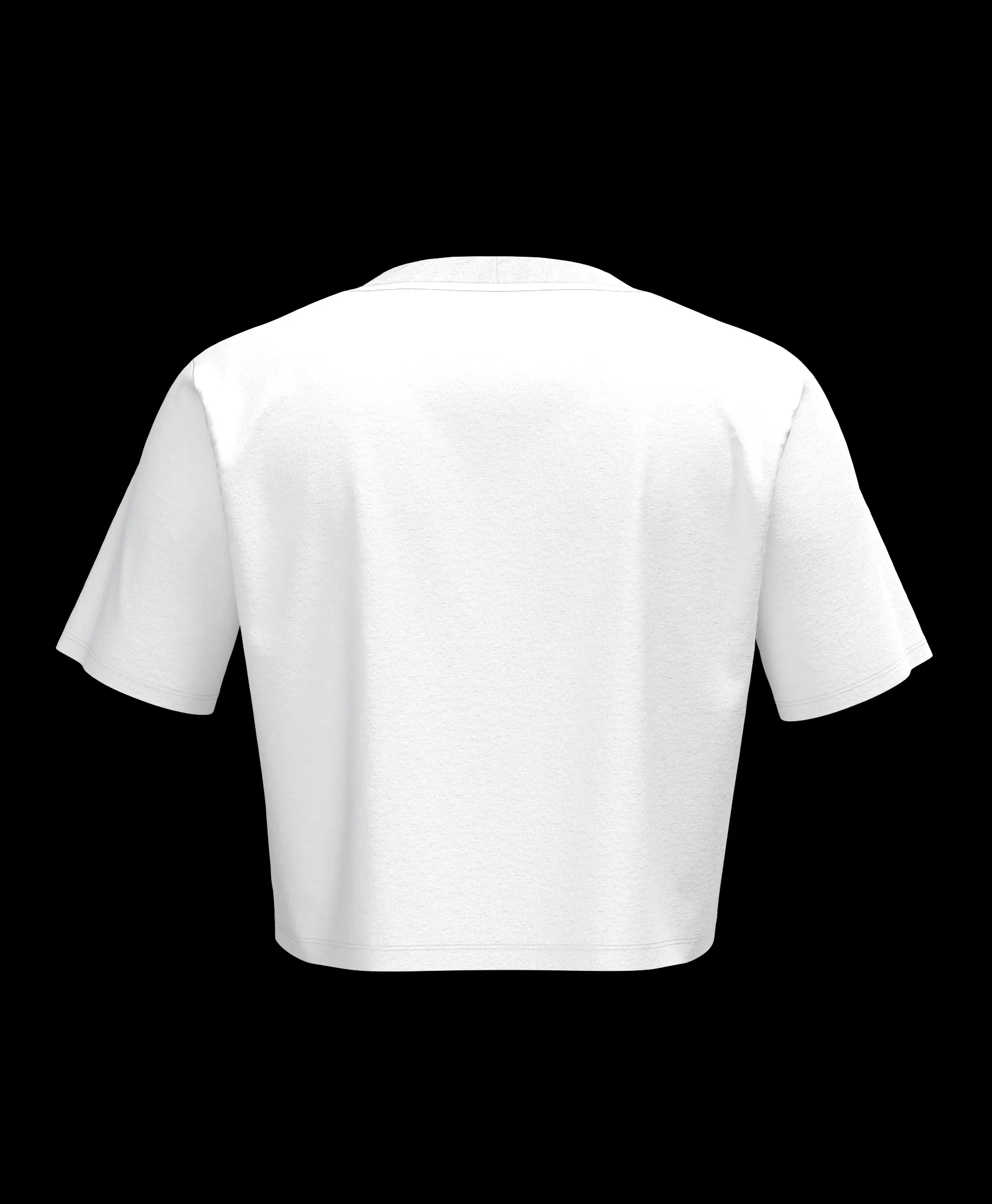 Front Printed Crop Tee