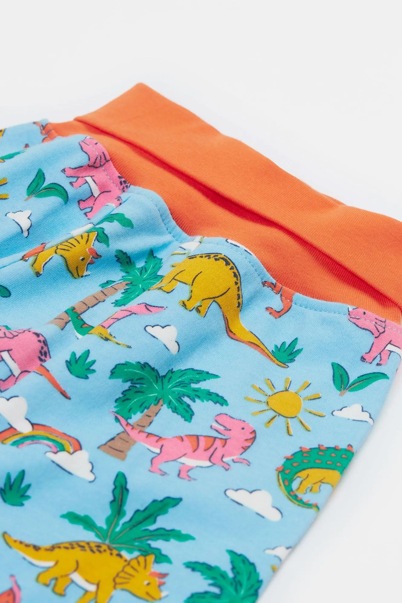 Frugi Parsnip Pants Blue Dinoland