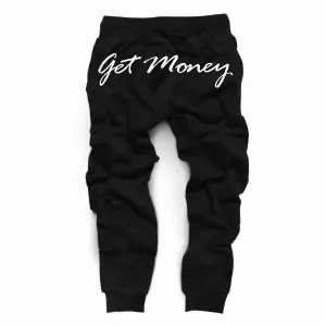 Get Money Front Logo Script Joggers