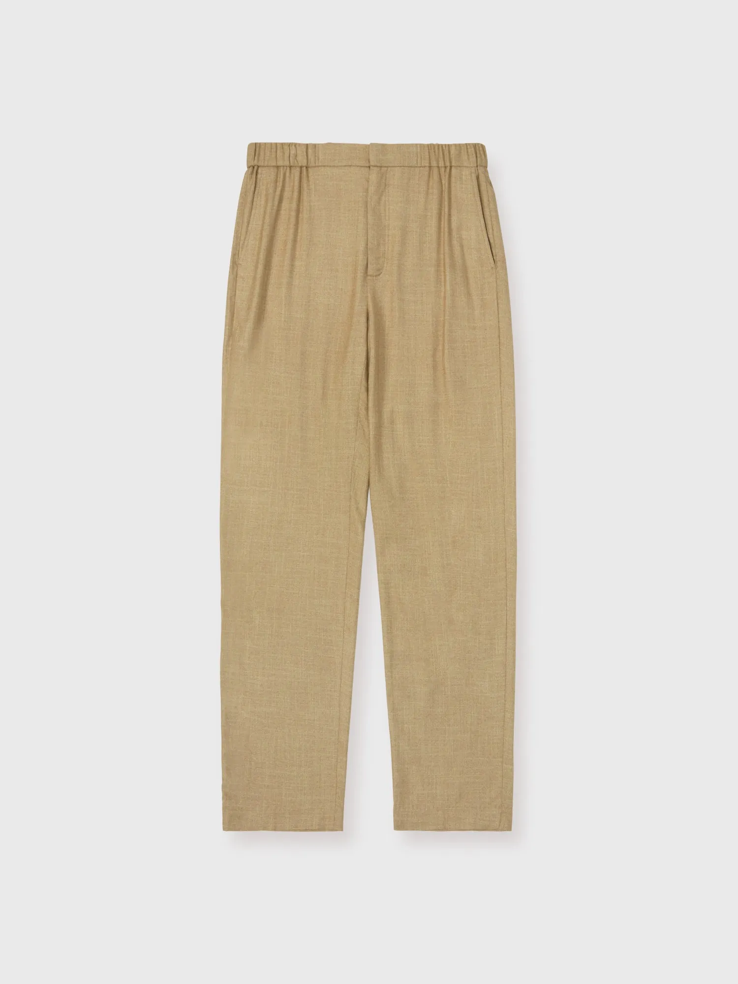 Gold Bamboo Elastic Waist Trousers
