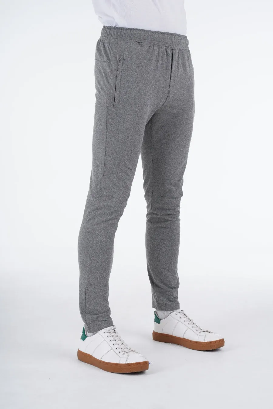 Grey Zip Trousers