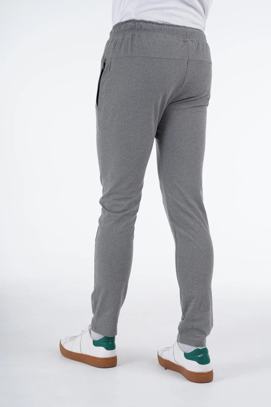 Grey Zip Trousers