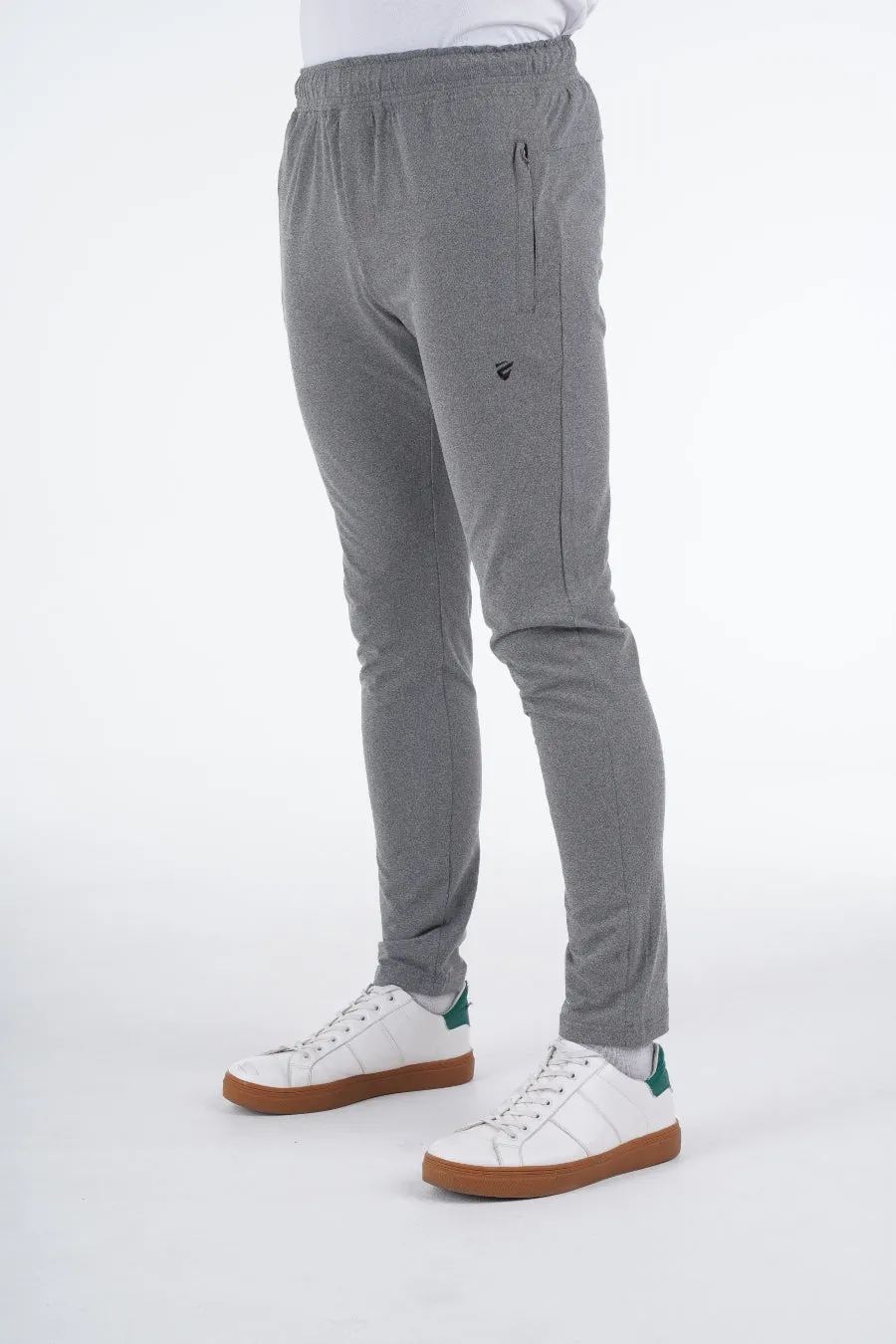 Grey Zip Trousers