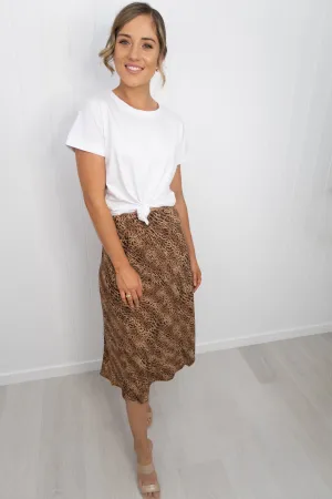 Hailey Skirt -Tan