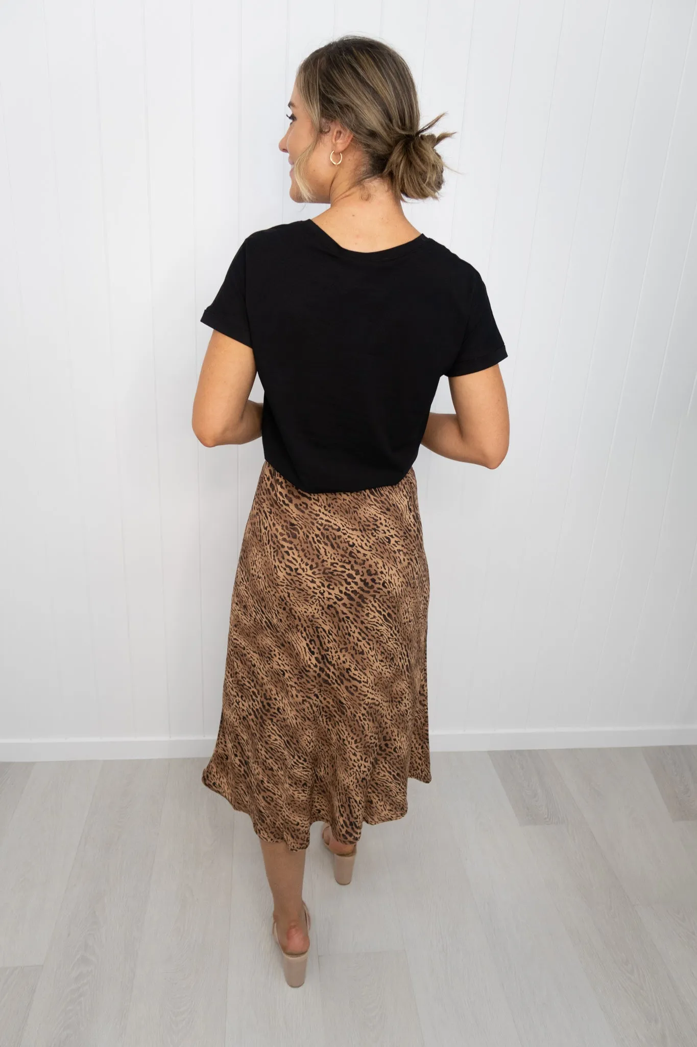 Hailey Skirt -Tan
