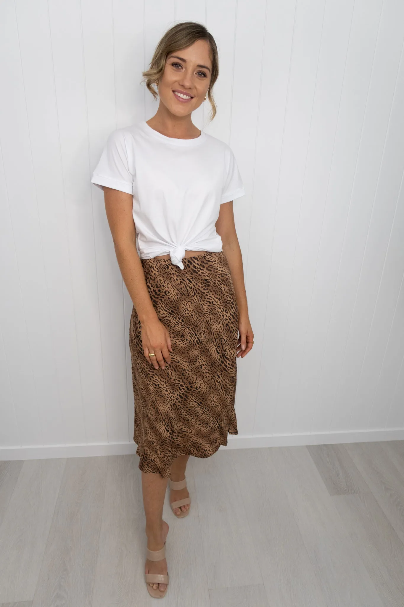 Hailey Skirt -Tan