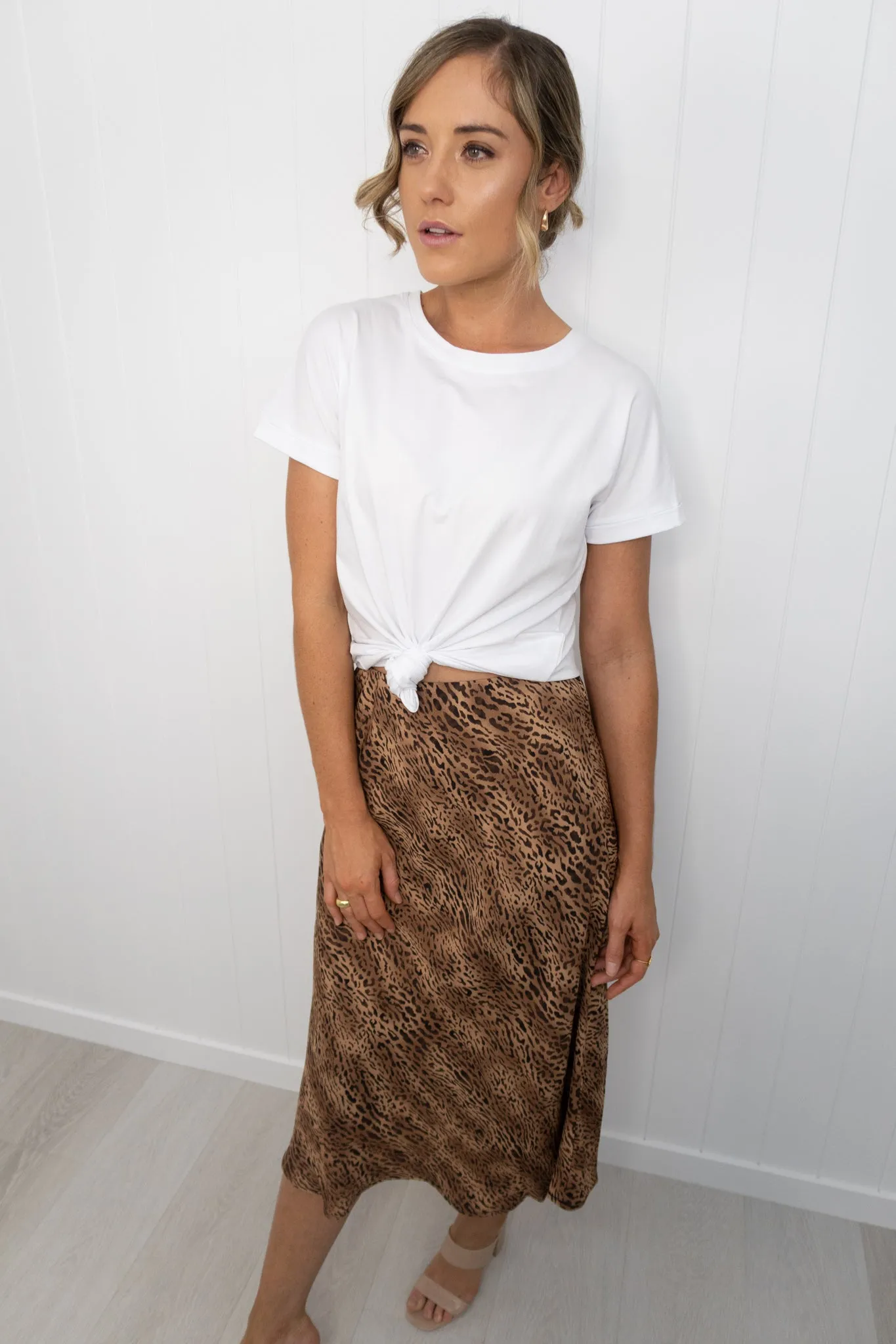 Hailey Skirt -Tan