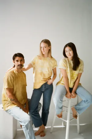 Hand-Dyed Large Cotton T-shirt - Osage Exploration