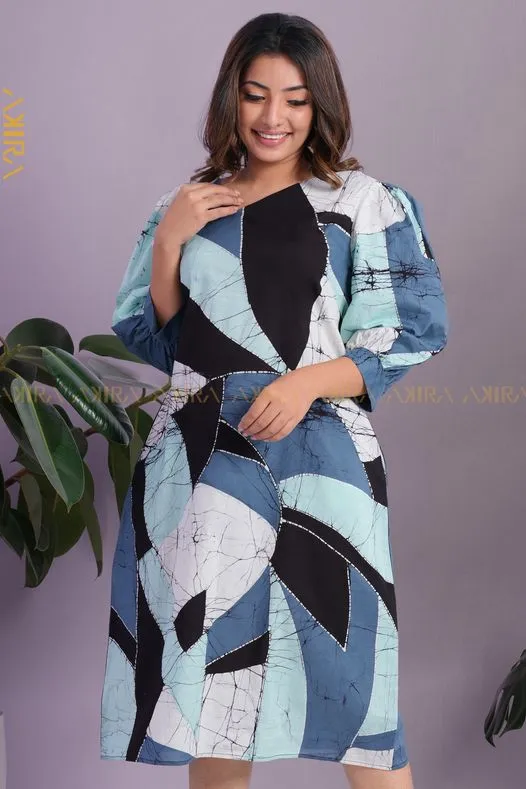 Hazel Batik Designer Dress | Kaftan, Bohemian Dress, Floral Dress, Boho Maxi Dress