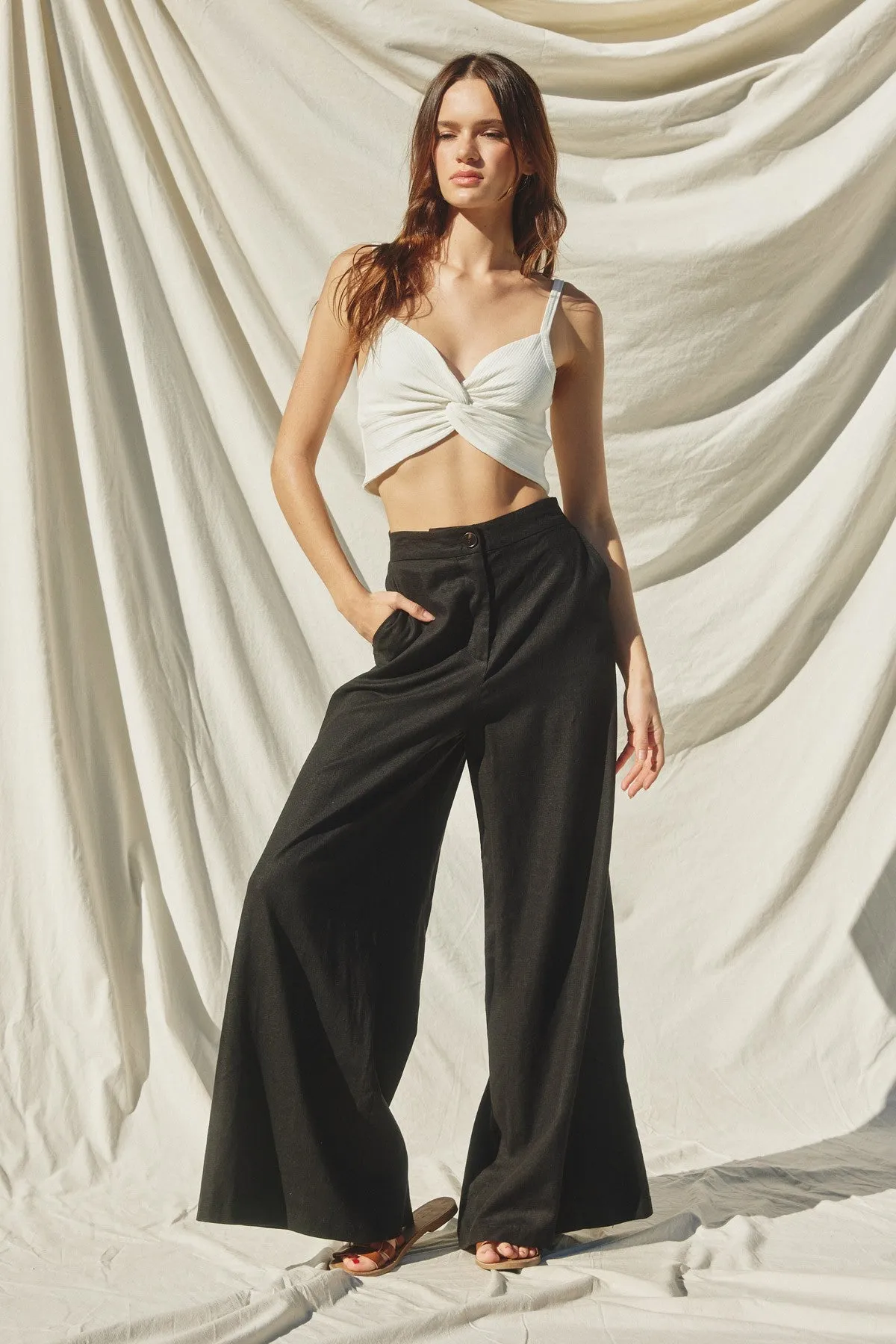 heaven sent wide leg pants