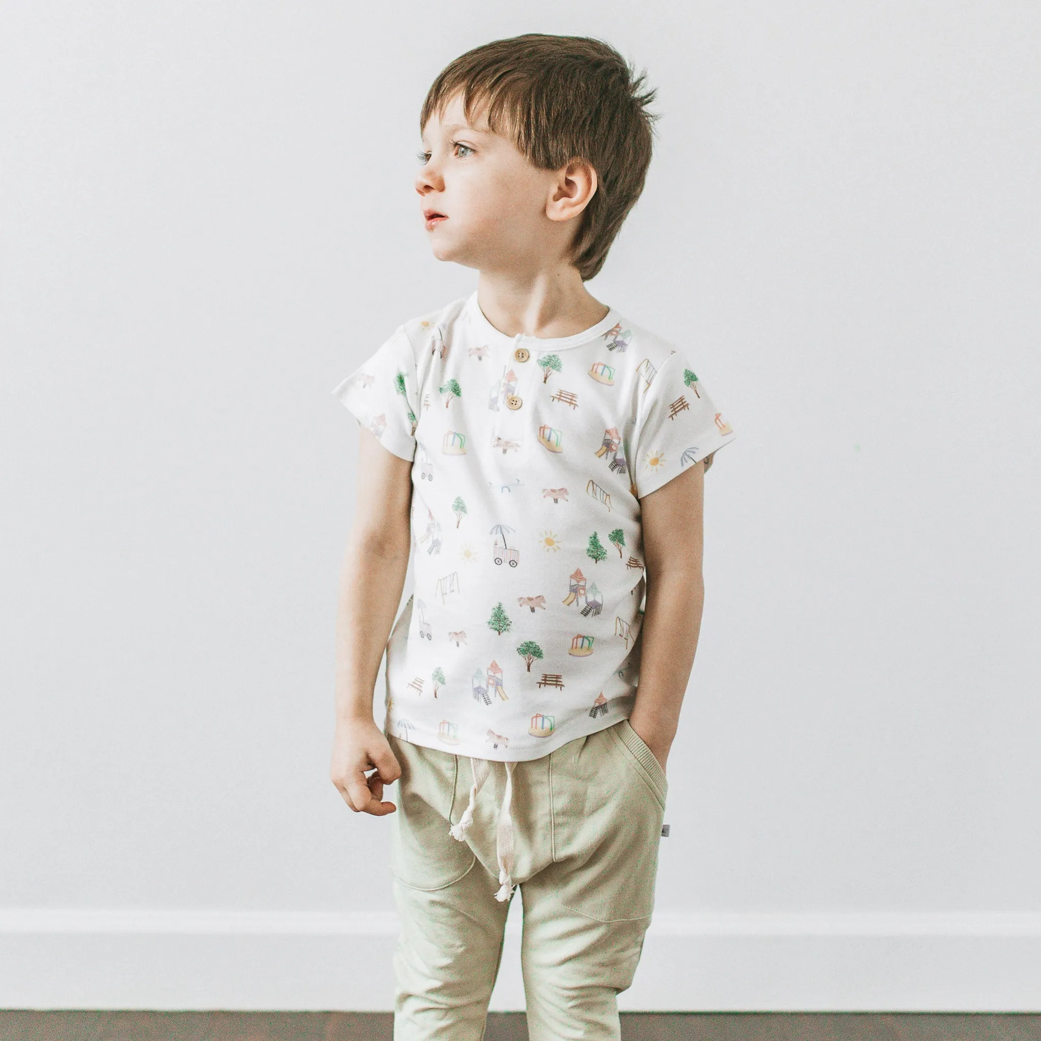Henley Tee - Sunny Park
