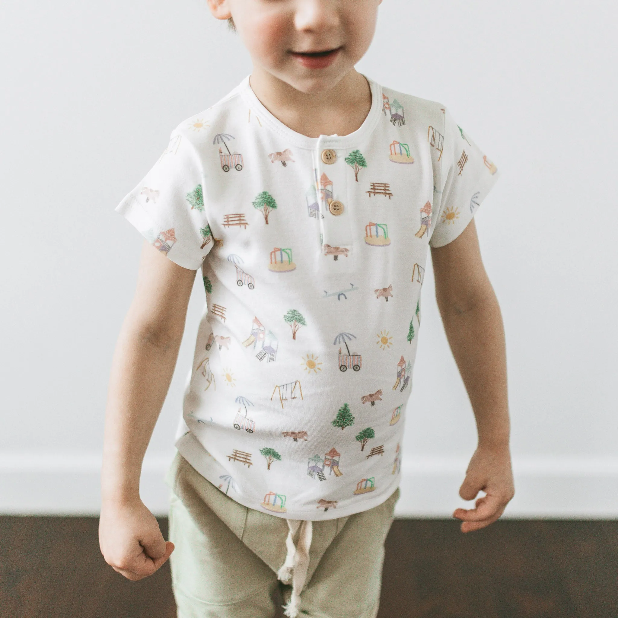 Henley Tee - Sunny Park