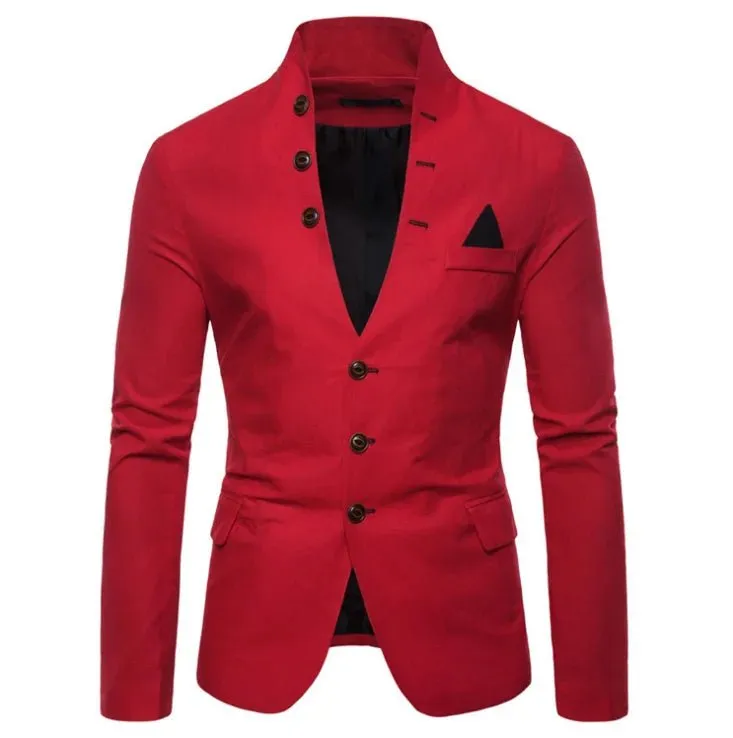 High Quality Slim Single Breasted Tuxedo Fit Men Suit Blazers