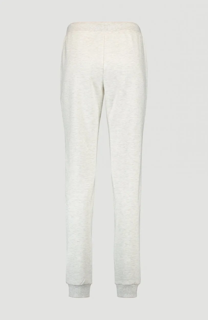 High Waist Jogginghose | White Melee