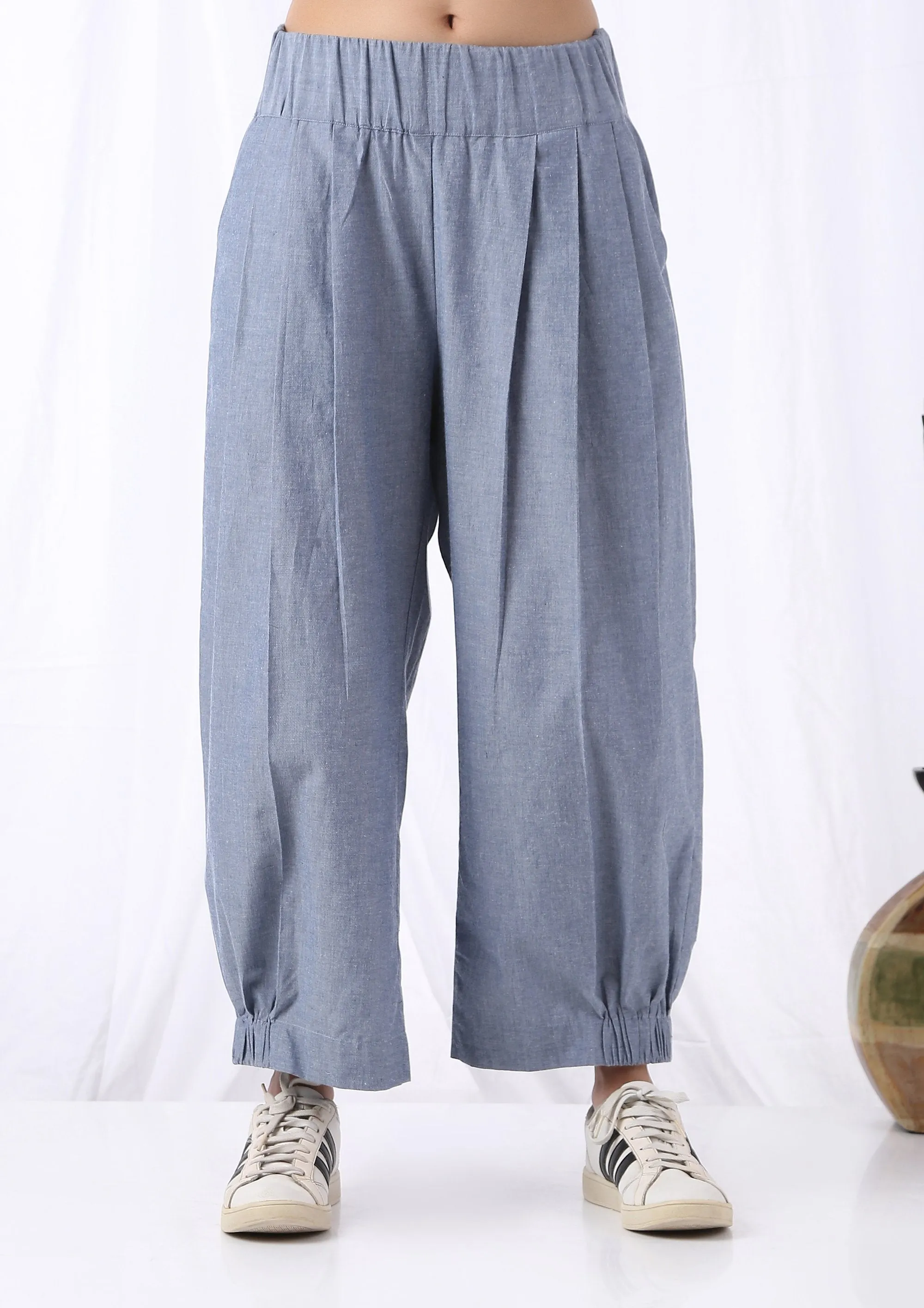 HIGH WAIST PLEATED PANTS