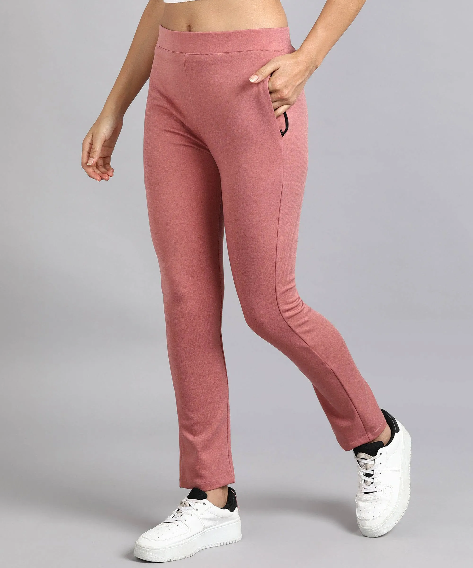 High-Waist Tapered Cigarette Trousers