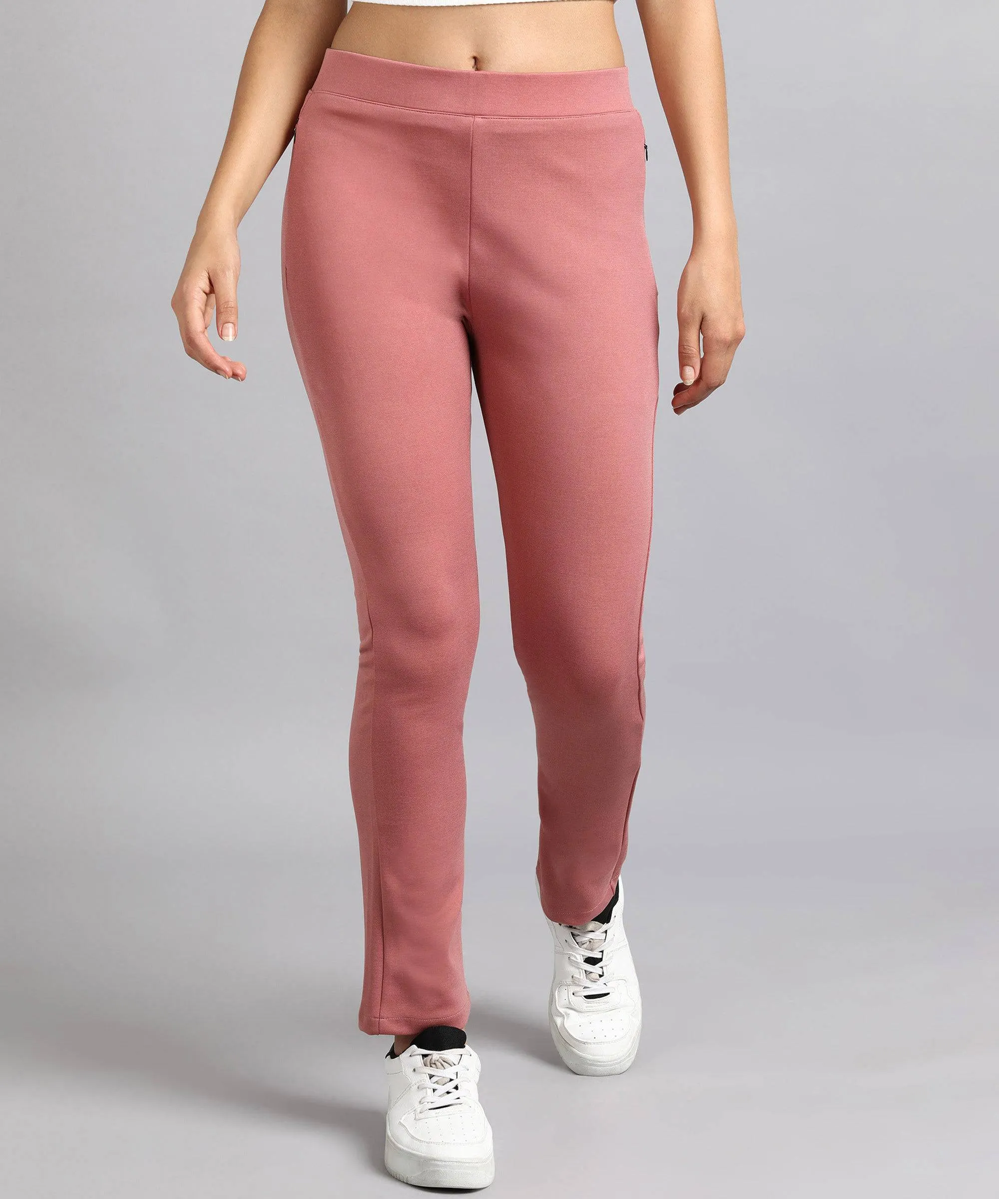 High-Waist Tapered Cigarette Trousers