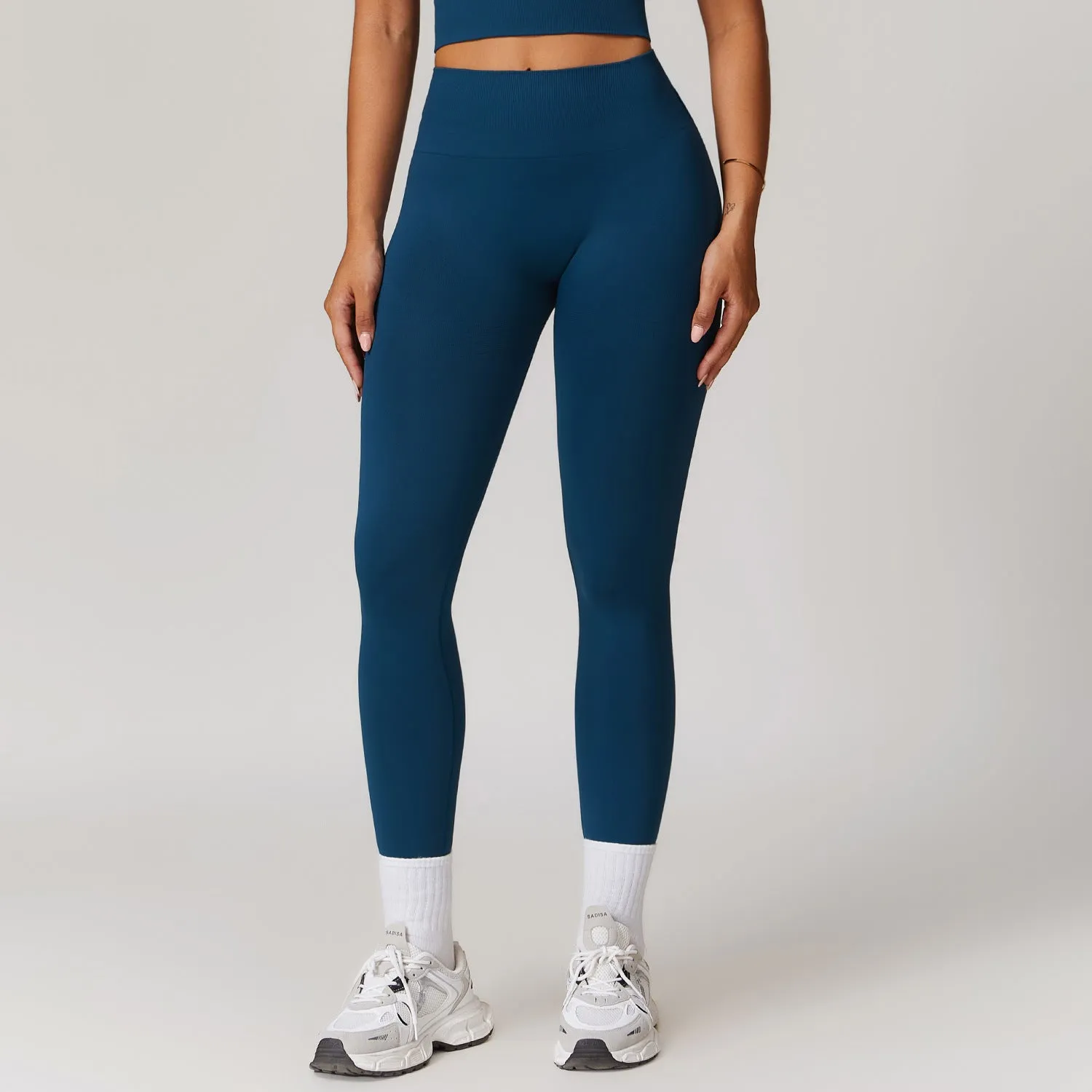 High Waist Thread Waist Yoga Pants