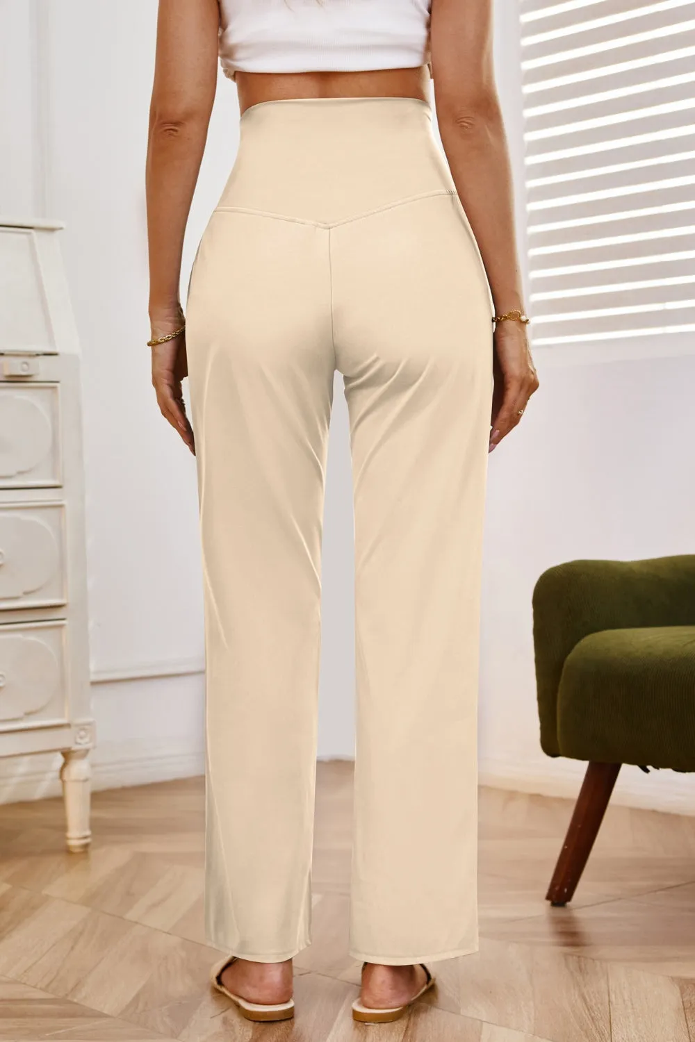 High Waist Wide Leg Pants with Pockets (7 Colors)