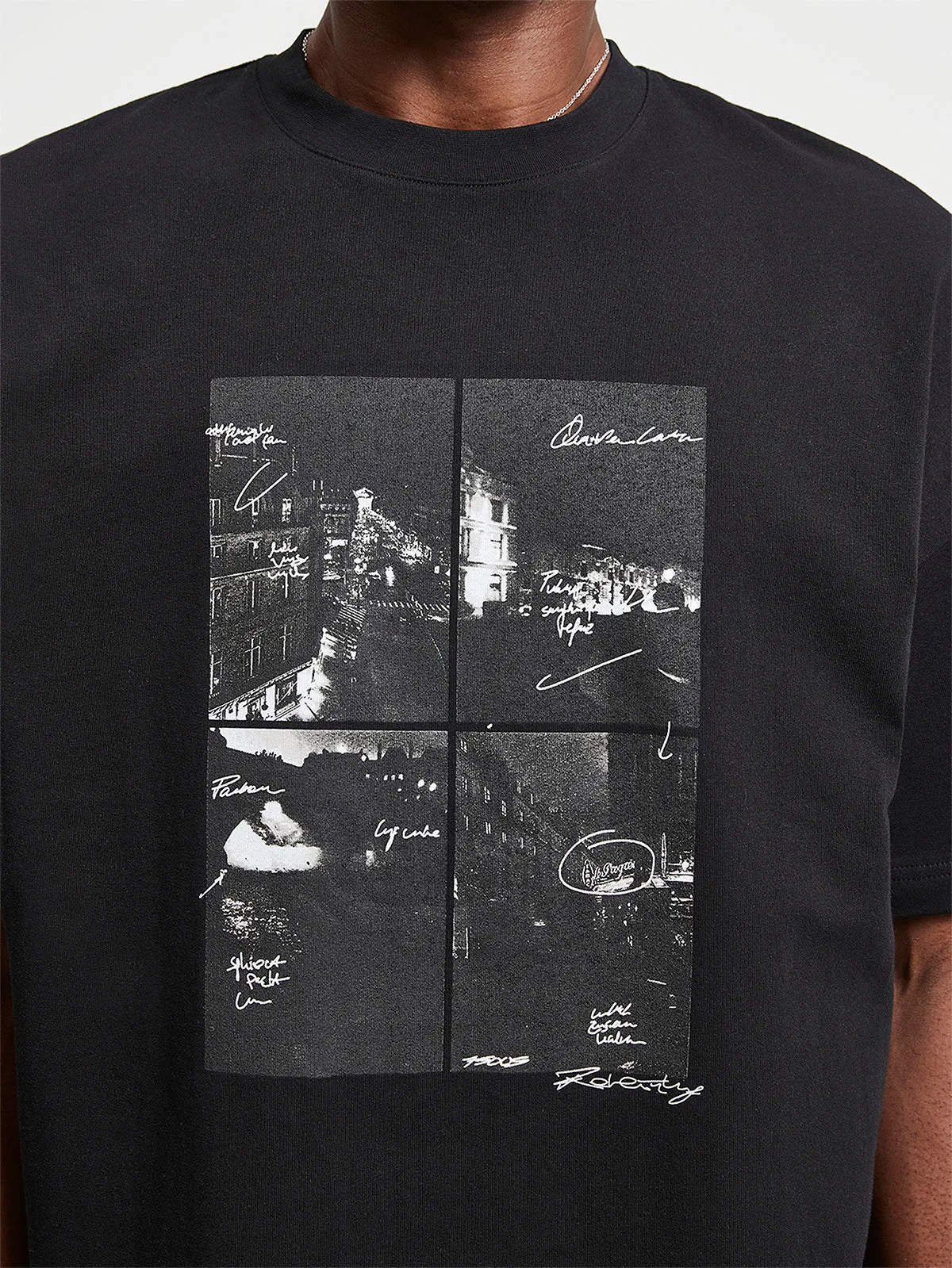 IMPRESSION T-SHIRT - BLACK