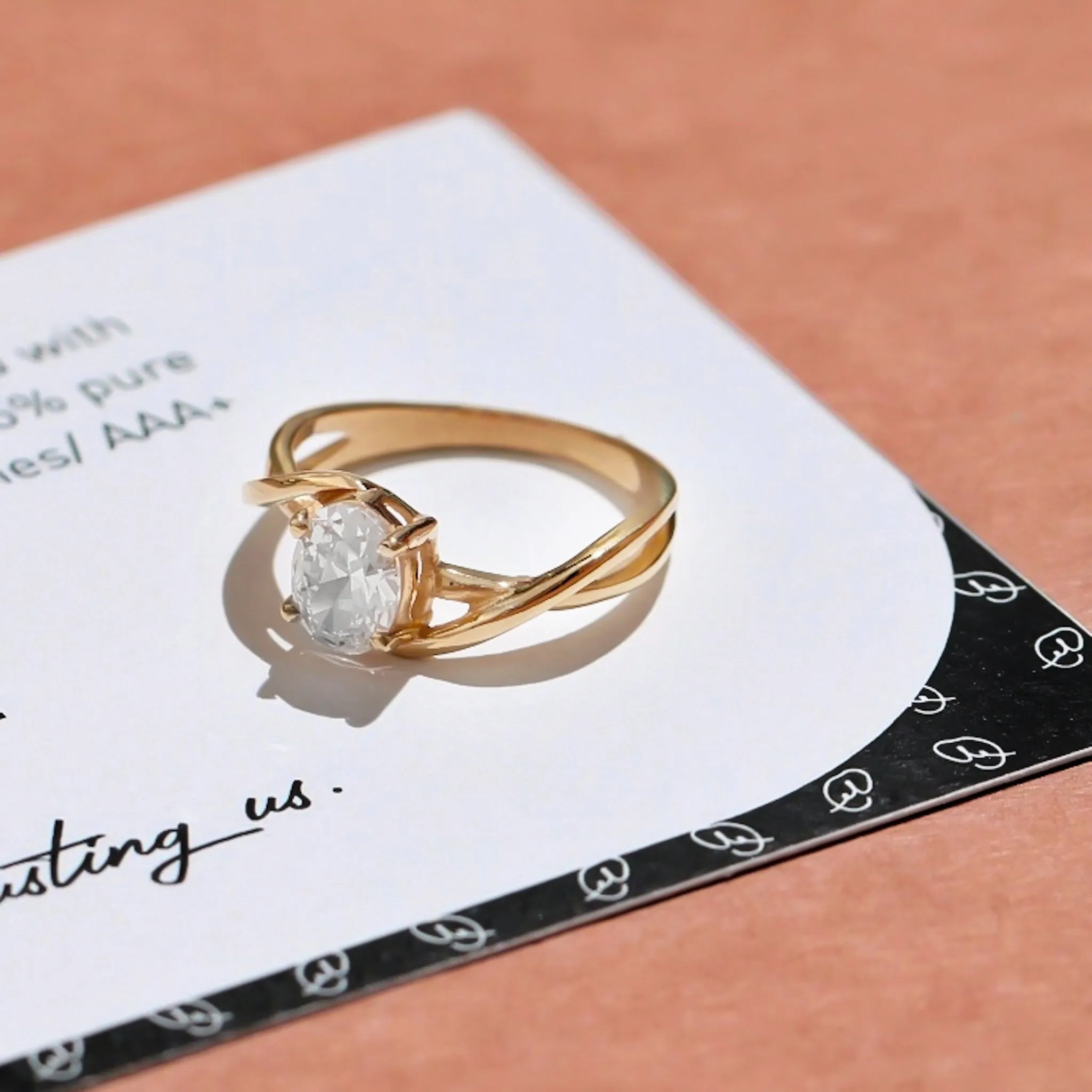 Infinity Oval Ring