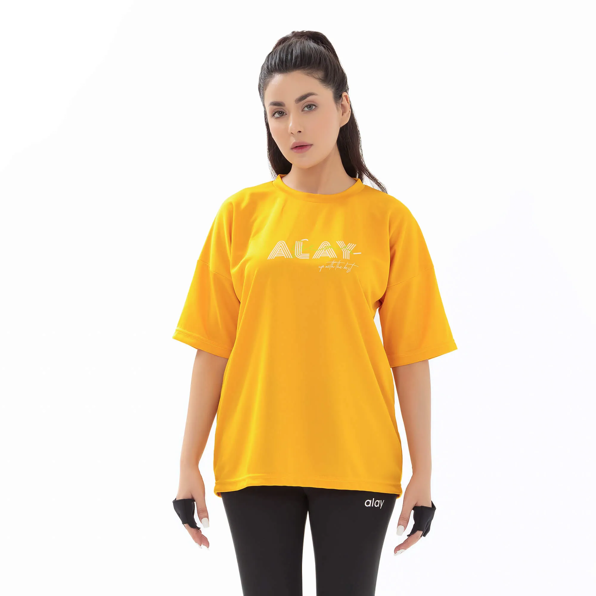 Infinity Oversize Tee - Yellow