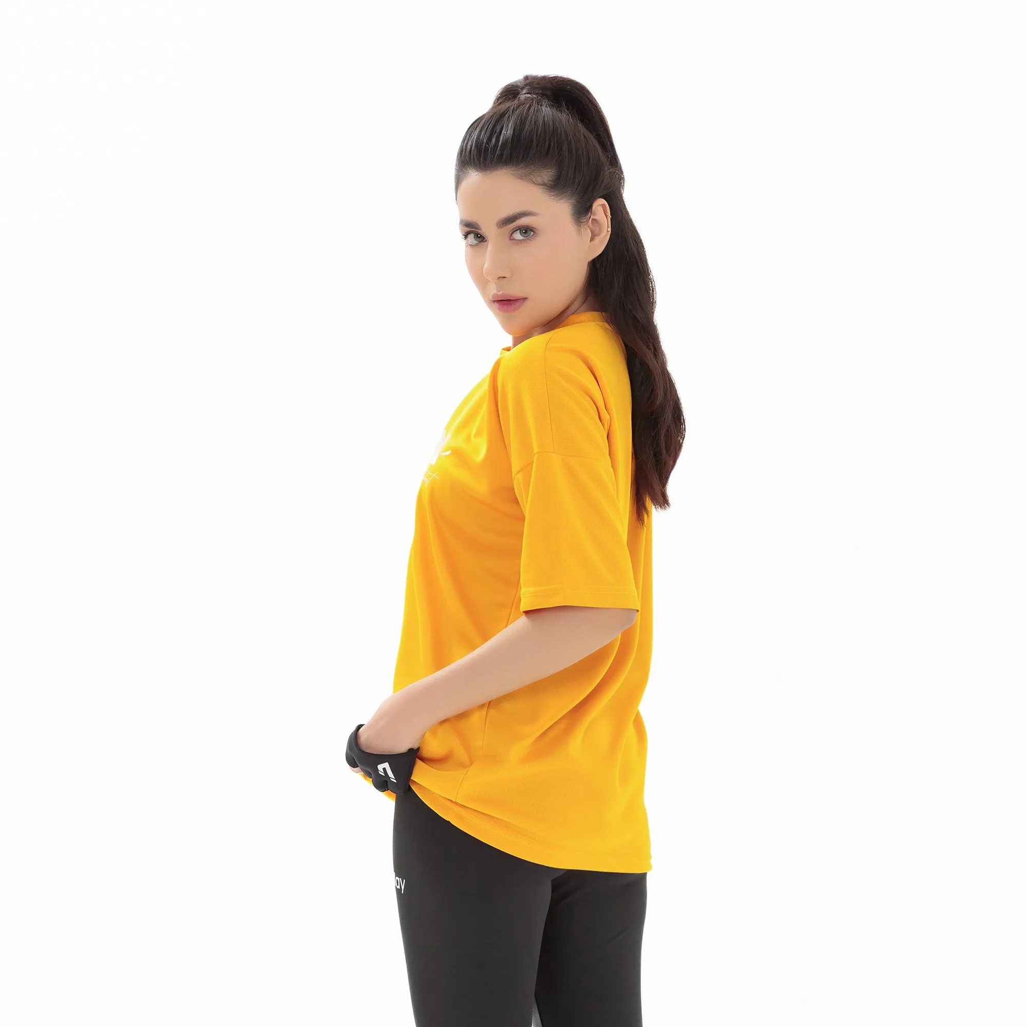 Infinity Oversize Tee - Yellow