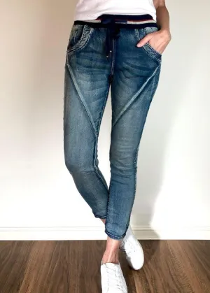ITALIAN STAR Ralph Jogger Jeans - Denim