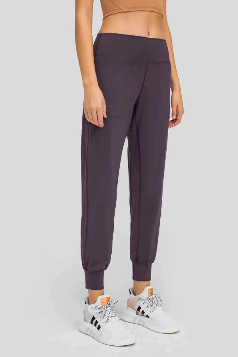 Jax Wide Waistband Slant Pocket Pants