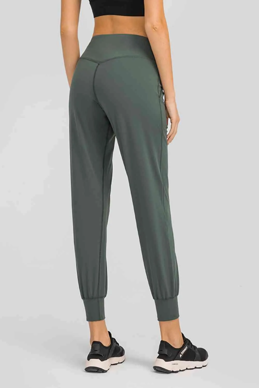 Jax Wide Waistband Slant Pocket Pants