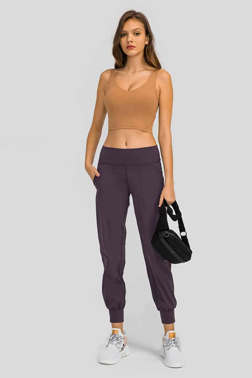 Jax Wide Waistband Slant Pocket Pants