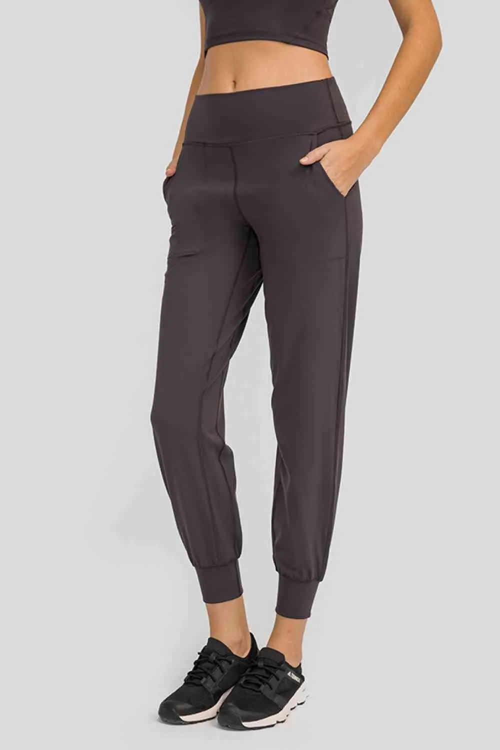 Jax Wide Waistband Slant Pocket Pants