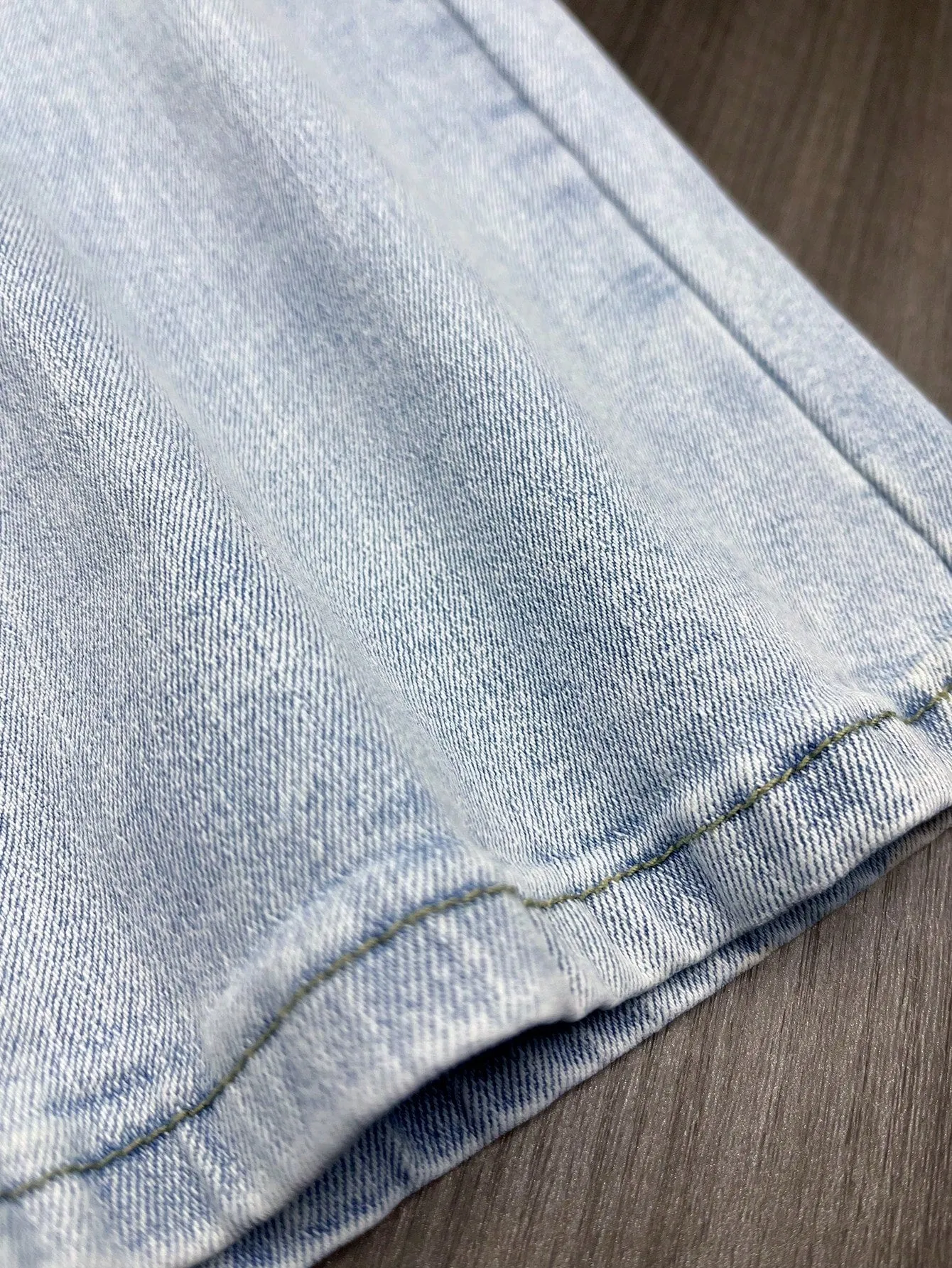 Jeans elásticos de pierna recta para mujer en Cherry Vibes