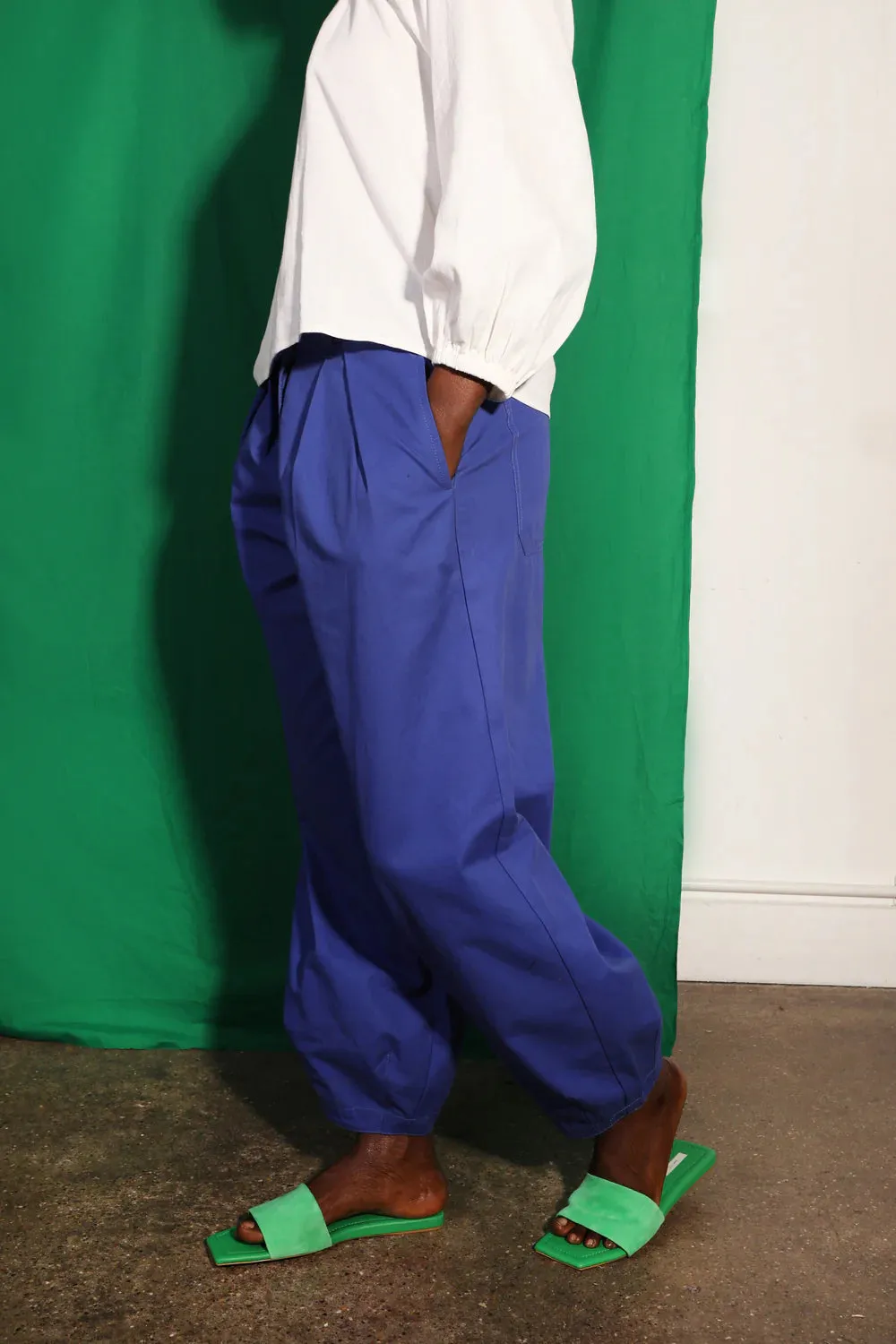 Jenkin's Trouser in Cobalt | LF Markey