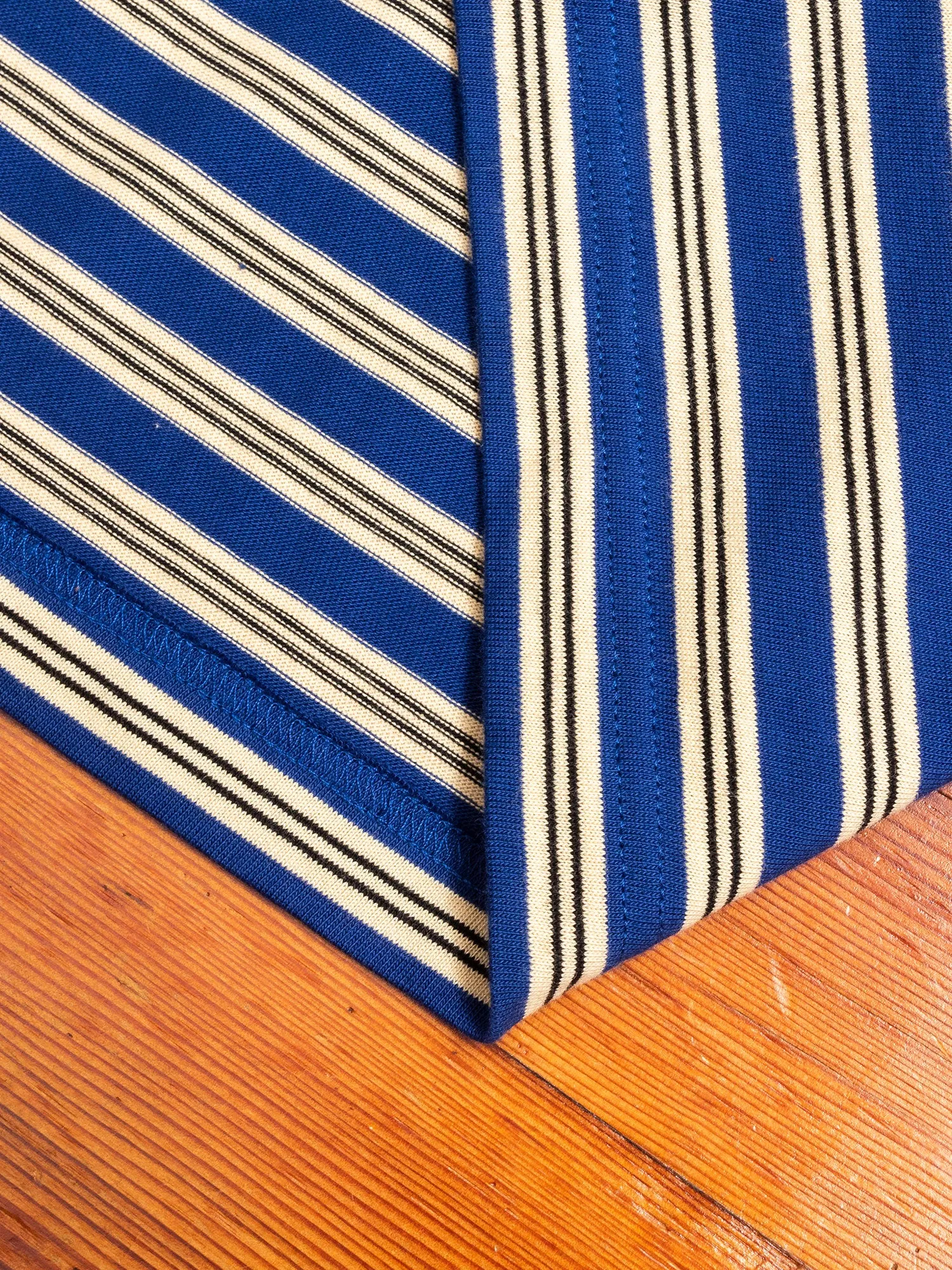 Johannes Nautical Stripe T-Shirt in Ultra Marine