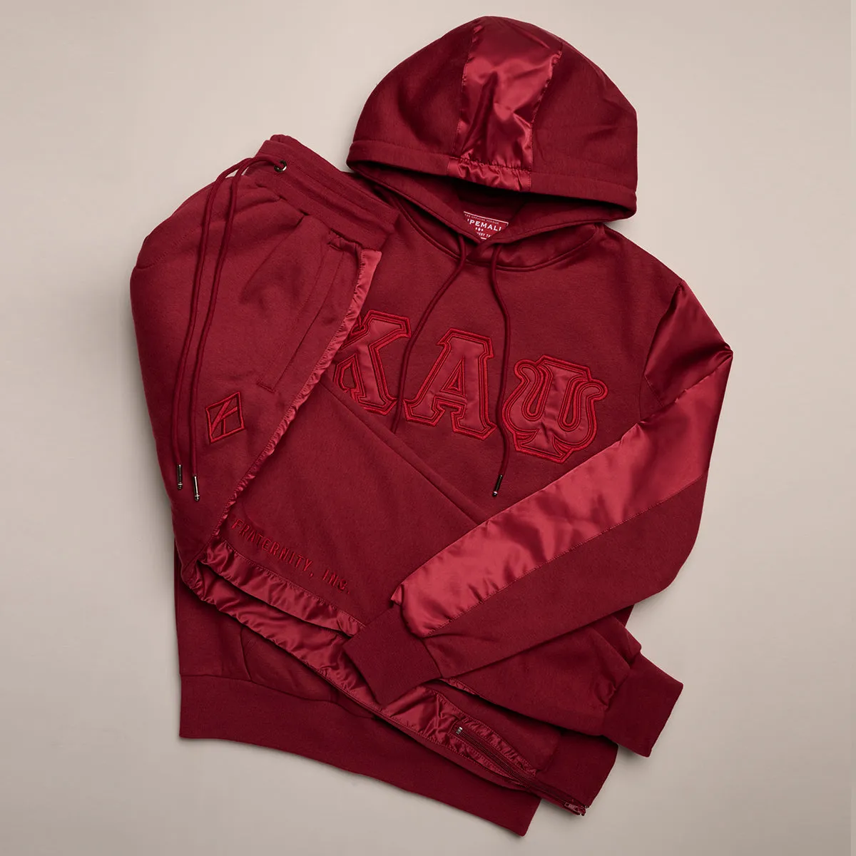 Kappa Alpha Psi Satin 3-Letter Fleece Hoodie